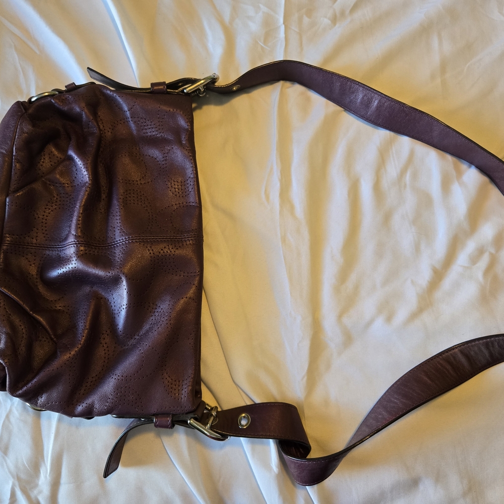 Coach Burgundy Crossbody Bag
